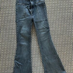 We The Free Dark Blue Flare Jeans